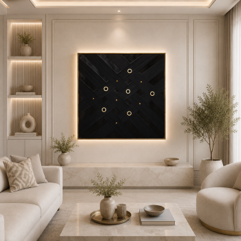 لوحة حائط مودرن مقاس 100 × 100 سم