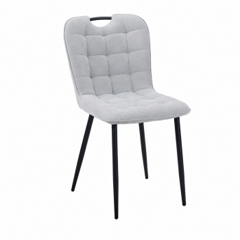 كرسي جلوس أنيق باللون الرمادي الفاتح كرسي جلوس أنيق باللون الرمادي الفاتح