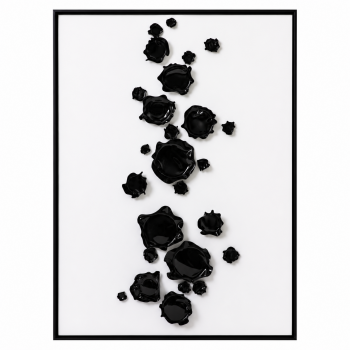 لوحة فنية للحائط بإطار أسود مقاس 100 × 150 سم لوحة فنية للحائط بإطار أسود مقاس 100 × 150 سم