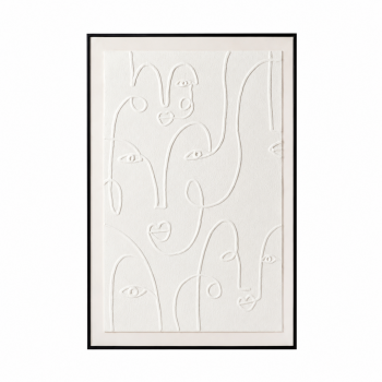 لوحة ديكور بإطار أسود مقاس 120 × 80 سم لوحة ديكور بإطار أسود مقاس 120 × 80 سم