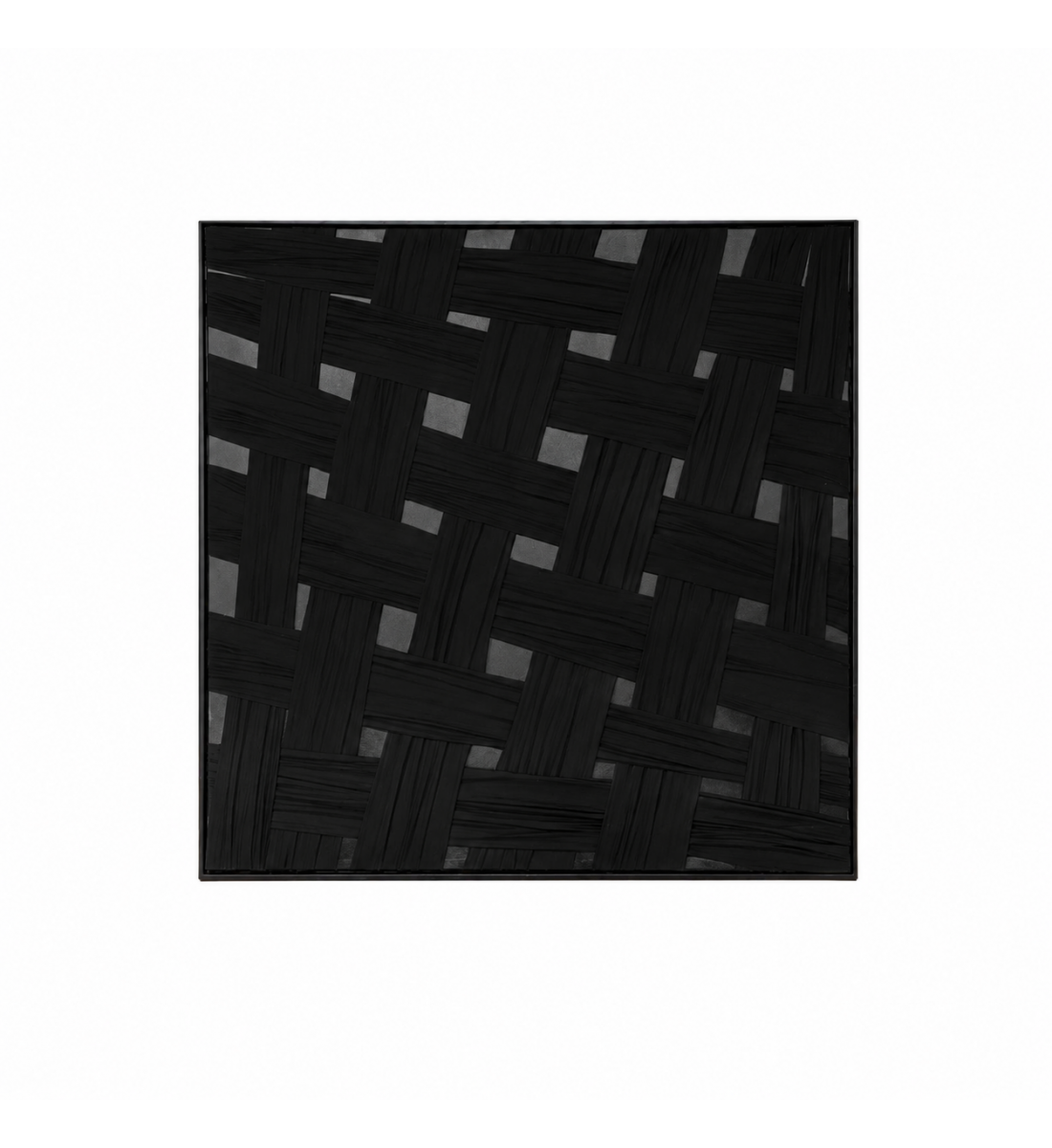لوحة فنية للحائط بإطار أسود مقاس 100 × 100 سم لوحة فنية للحائط بإطار أسود مقاس 100 × 100 سم