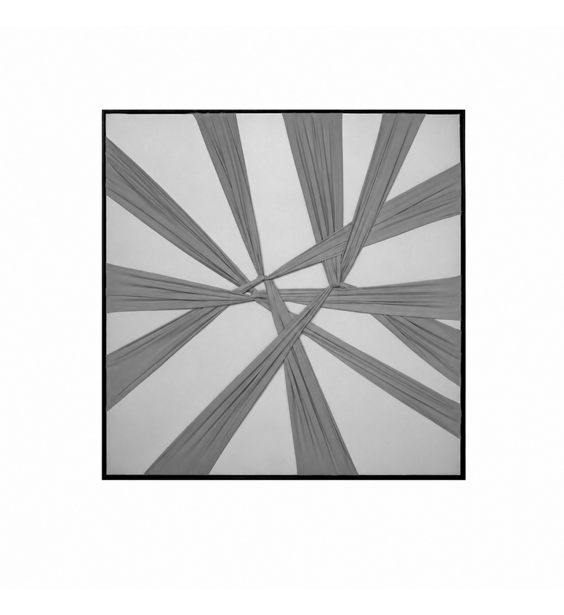 لوحة فنية مربعة بإطار أسود مقاس 100 × 100 سم لوحة فنية مربعة بإطار أسود مقاس 100 × 100 سم