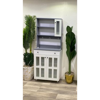 دولاب درج كافي 2 باب حشبي مقاس 81*33*190سم