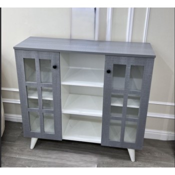 ركن كافي لون رصاصي100*33*87 سم