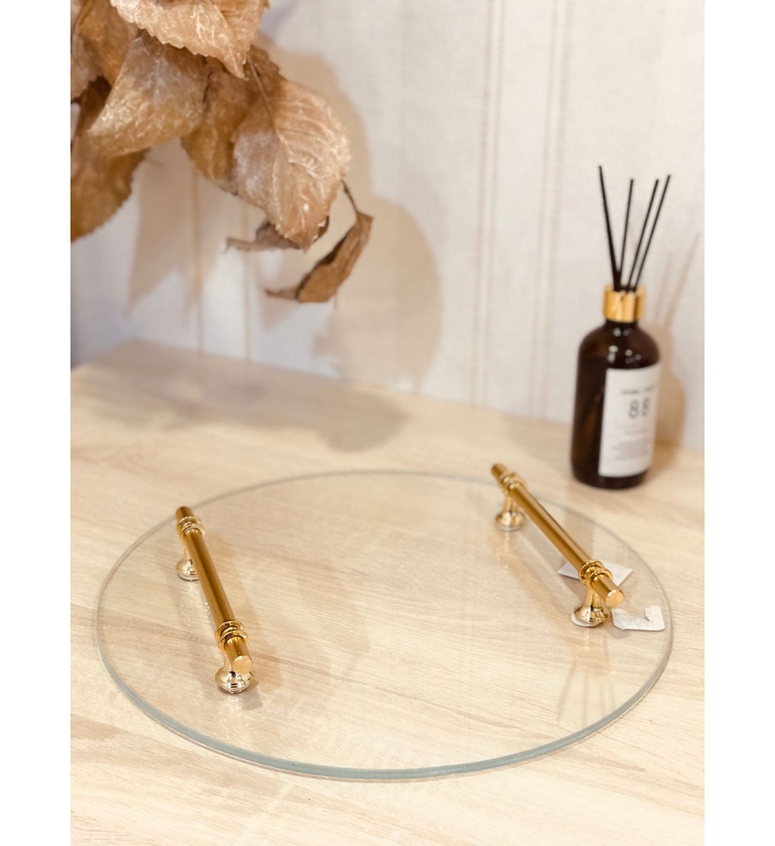 35 cm glass tray