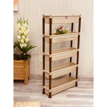 رف بلاستيك 5 دور مقسم 