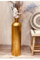 Golden iron vase with handle70 cm
