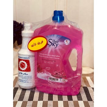 مطهر ارضيات من سكاي ،3لتر ،برائحة الورد