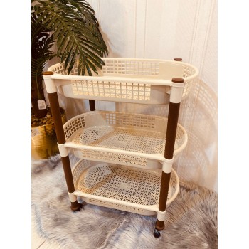 ارفف تخزين بلاستيك بكفر 3 دور 