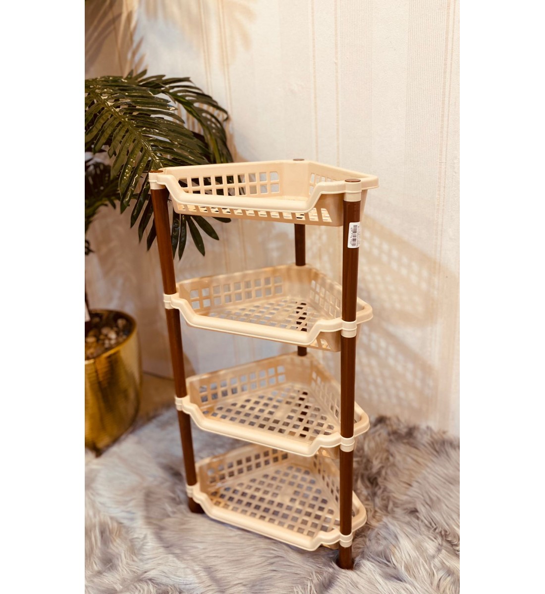 ارفف تخزين بلاستيك مثلث بكفر 3 دور ارفف تخزين بلاستيك مثلث بكفر 3 دور