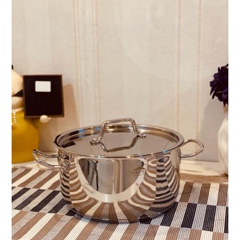 قدر عايدي استيل هندي 5.50لتر