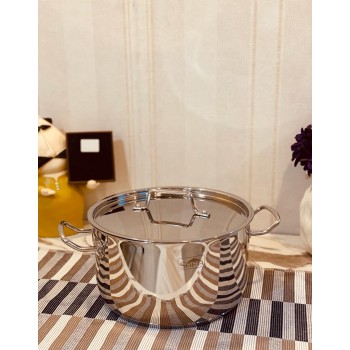 قدر عايدي استيل هندي 5.50لتر