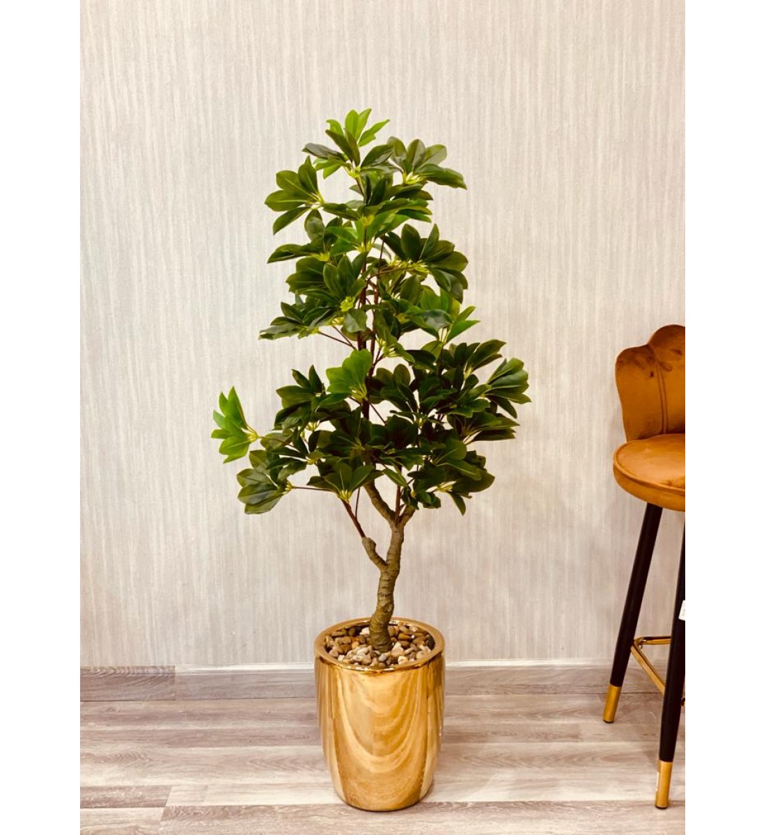 Trees with artificial decorating corner m 140 cm