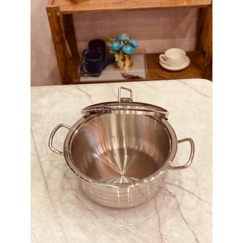 قدر  استيل هندي 22سم