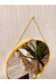 Round hanging decorative mirrors 40 cm