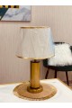 White cloth statement lamp 54 cm