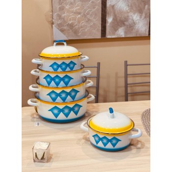 طقم قدور غضار اندونسي5 حبة