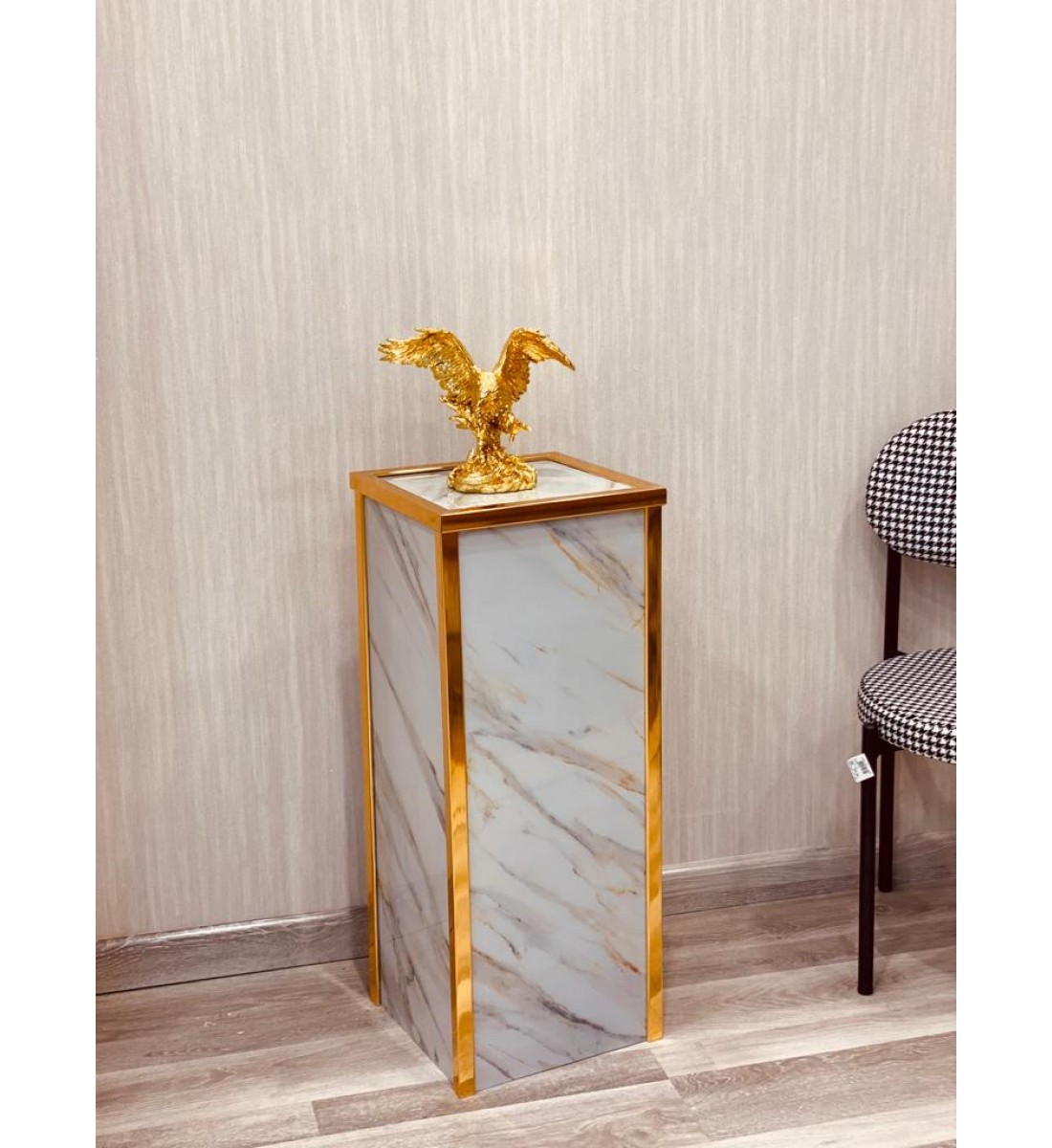 Wooden entrance in the form of marble,60 cm