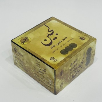 فحم لجين ذهبي سريع الاشتعال 80 قطعة