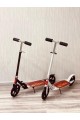 Scooter 2 wheels made of durable aluminum with a comfortable handle, height of 115 cm, foldable