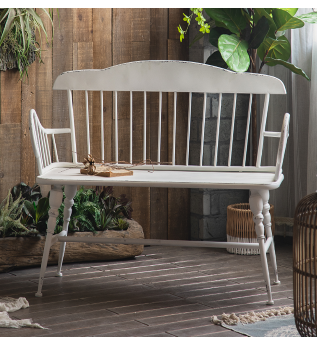 Iron single chair, iron legs, size 120 * 45.5 * 91 cm