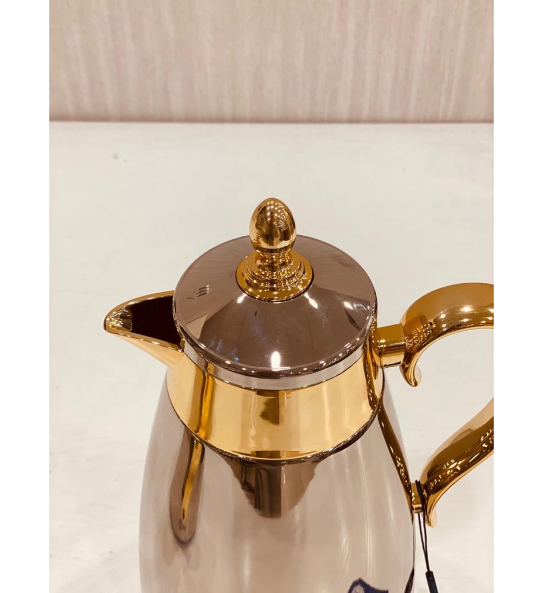 ترمس شهد من السيف فضي نيكل مذهب حافظ للحارة 1.3 لتر 