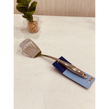 ملعقة غرف مسطحة استانلس استيل فضي خامة ثقيلة