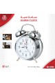 ساعة منبه بجرس ، منبه عالي الصوت خلفية لغرفة النوم وللطاولة الجانبية