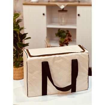 سلة ترامس جلد خامة ثقيلة مستطيل 45*20*30سم 