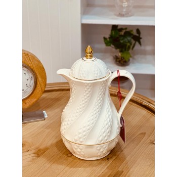  ترمس روز لون سكري مذهب بشكل انيق 1.0 لتر 