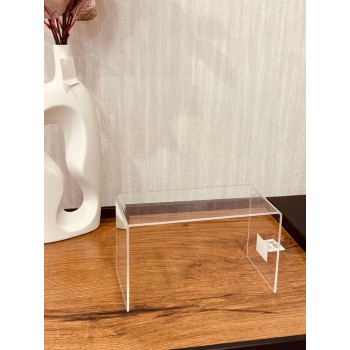 استاند اكريلك شفاف 20*10*12سم