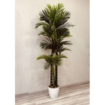 شجر تزيين صناعي بمركن شكل حديث 210 سم