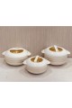 Plastic food containers set 3 sizes