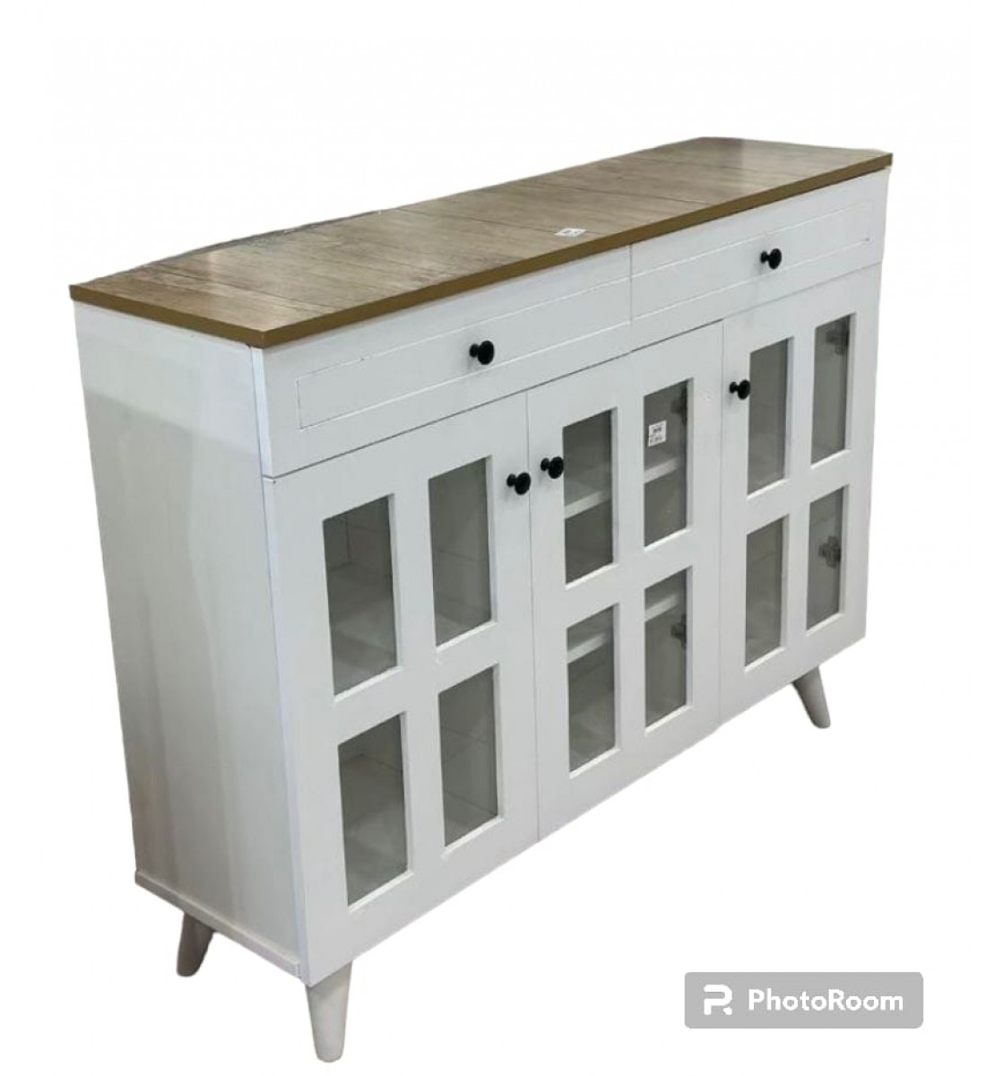 Corner Cafe Plus Wooden White Color Wooden Surface 117*34*90cm