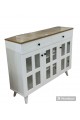 Corner Cafe Plus Wooden White Color Wooden Surface 117*34*90cm