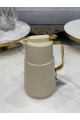 Gilded beige thermos 
