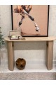 Entrance or table Flora sofa, Malaysian wood, elegant and attractive design, size 120*40*76 cm