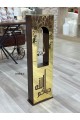مبخره خشبي مذهب  مستطيل بعباره حياكم الله 91 سم 