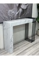 Marble alternative entrance table, new and elegant shape (120*30*75) cm