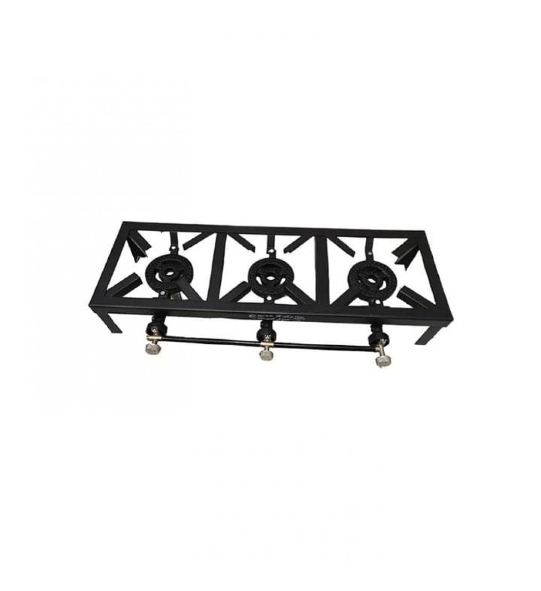 Regular black 3 burner gas stove