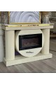 Electric inlet heater with an elegant and modern design, sugar color, size 120*30*87 cm