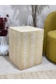 A square table, an alternative to marble, with a unique geometric design, 50 x 35 x 35 cm