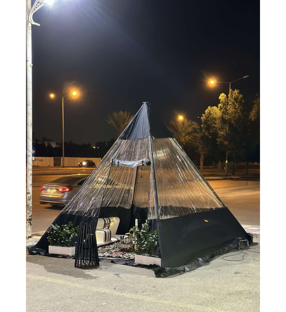 خيمة بر  نجدية مقاس 3متر*3 متر *3 متر 