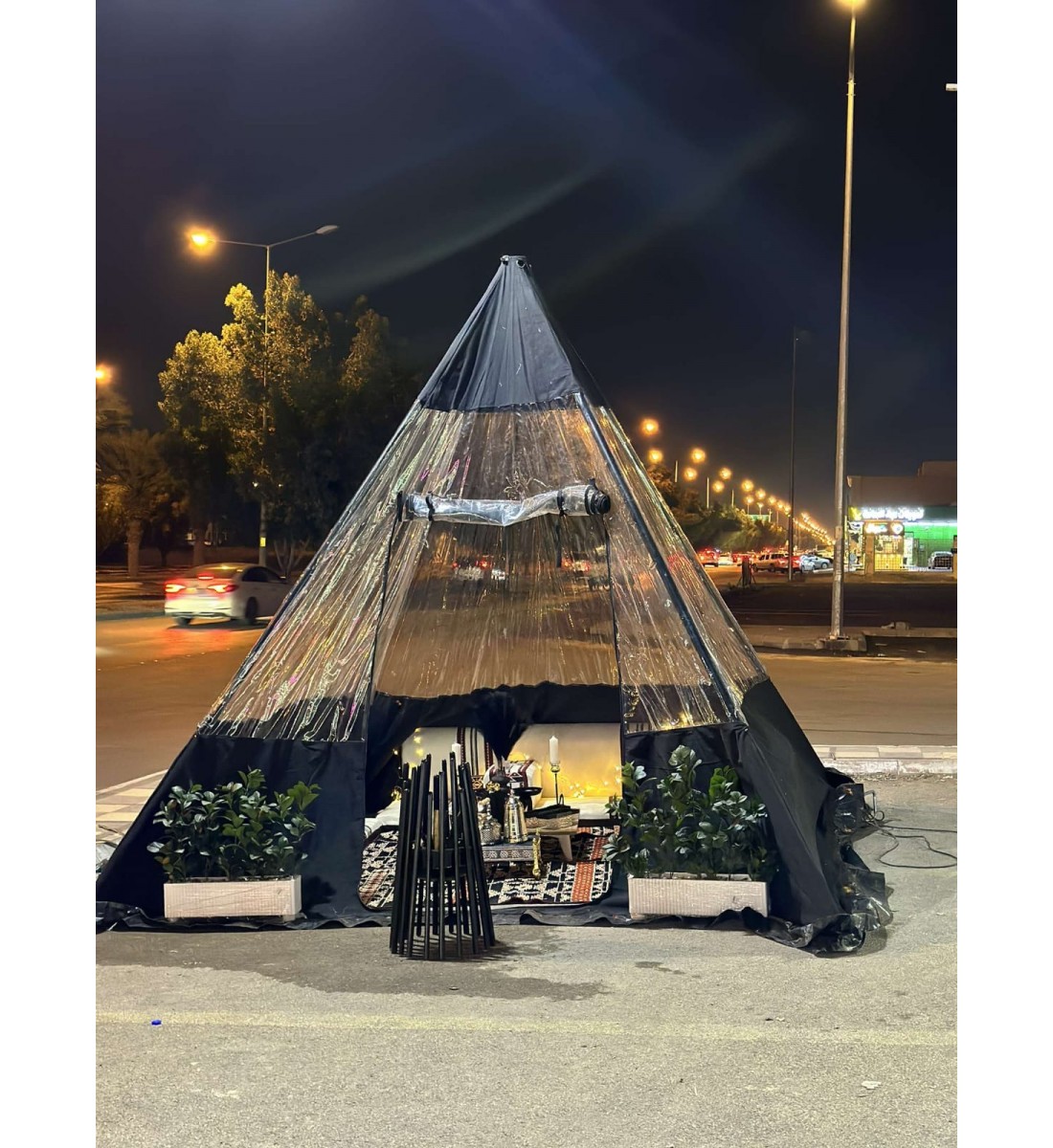 خيمة بر  نجدية مقاس 3متر*3 متر *3 متر 