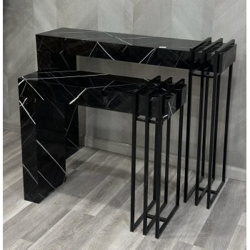 طقم مدخل بديل الرخام اسود 2 حبة 