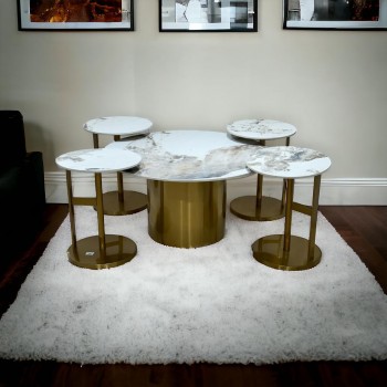 طقم طاولات 5 قطع