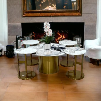 طقم طاولات 5 قطع