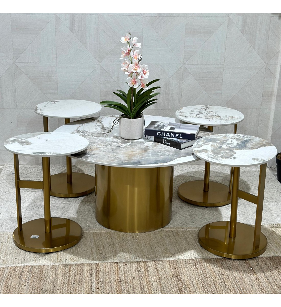 طقم طاولات 5 قطع