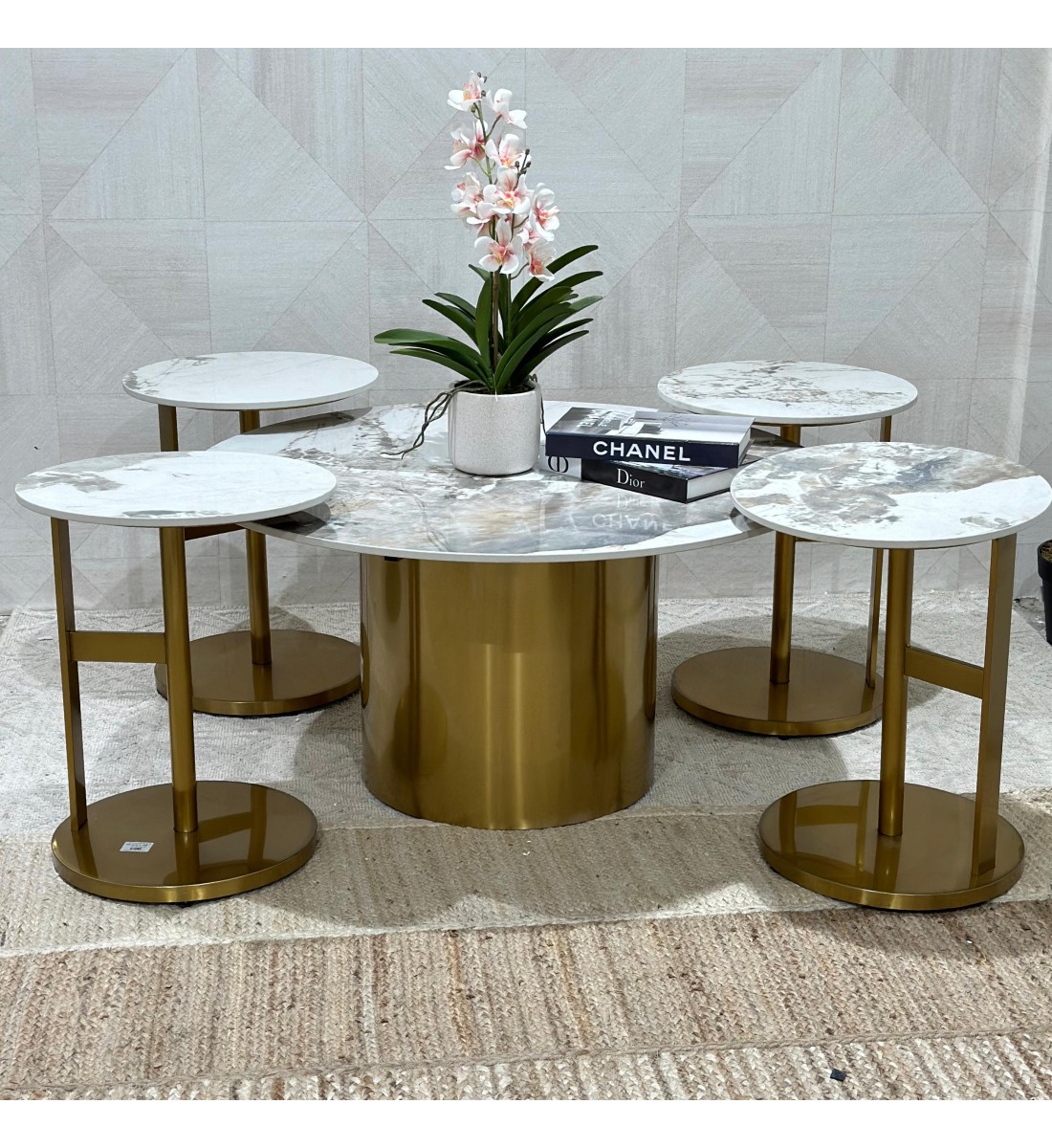 طقم طاولات 5 قطع