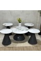 5-piece marble table set